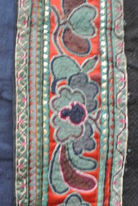 vintage Chinese Minority textile - detail jacket