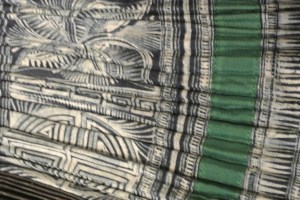 vintage Chinese Minority textile - detail skirt