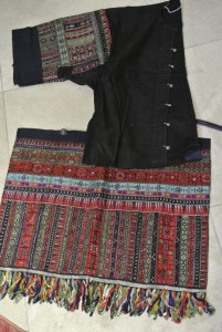 vintage Chinese Minority textile - detail