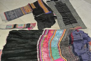 vintage Chinese Minority textile - detail 