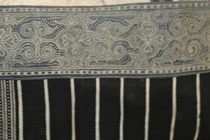 vintage Chinese Minority textile - detail 