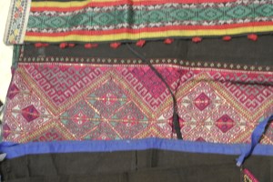 vintage Chinese Minority textile - detail 