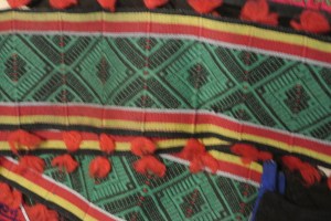 vintage Chinese Minority textile - detail 
