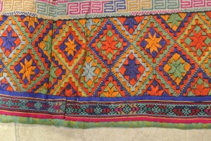 vintage Chinese Minority textile - detail